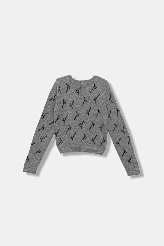 Guess sweter z wełną dziecięcy J5BR28.Z0870.9BYA szary AW25