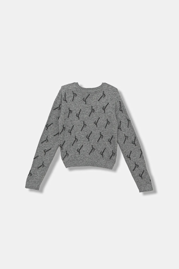 Guess sweter z wełną dziecięcy J5BR28.Z0870.9BYA szary AW25