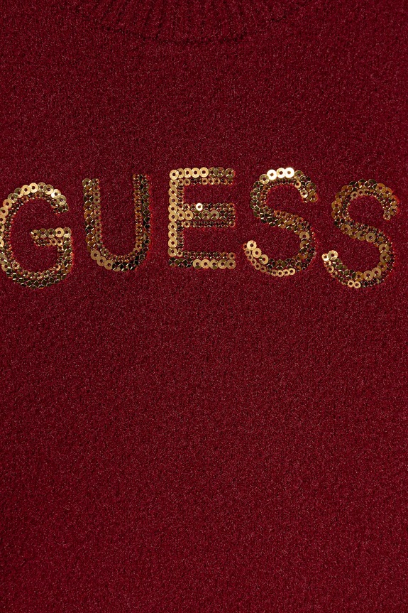 Dziewczynka Guess sweter dziecięcy K5BR00.Z3220.9BYA czerwony