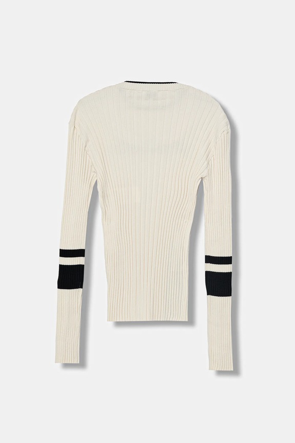 Pinko sweter dziecięcy KFMA020.C.FL089 beżowy AW25