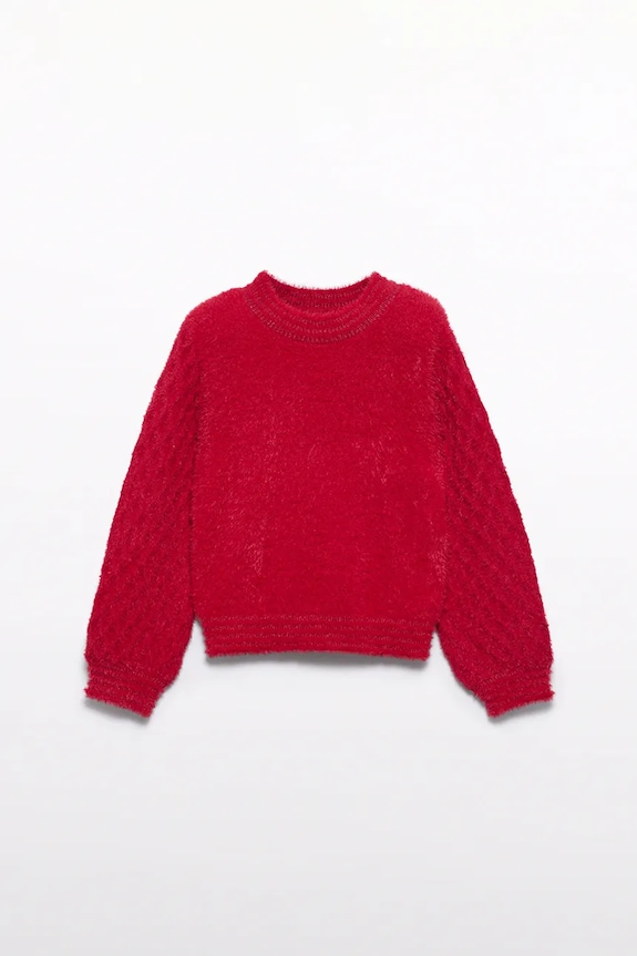 Παιδικό πουλόβερ Abel&Lula 5827.2.Mini.9BYA κόκκινο AW25