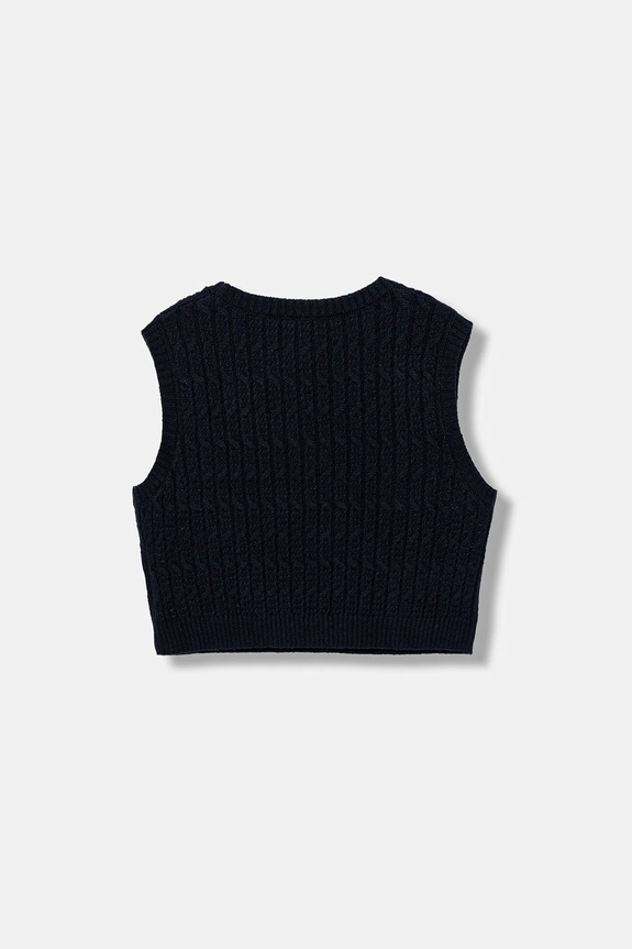 Detská vesta United Colors of Benetton 1D32C108Y.G.seasonal tmavomodrá AW25