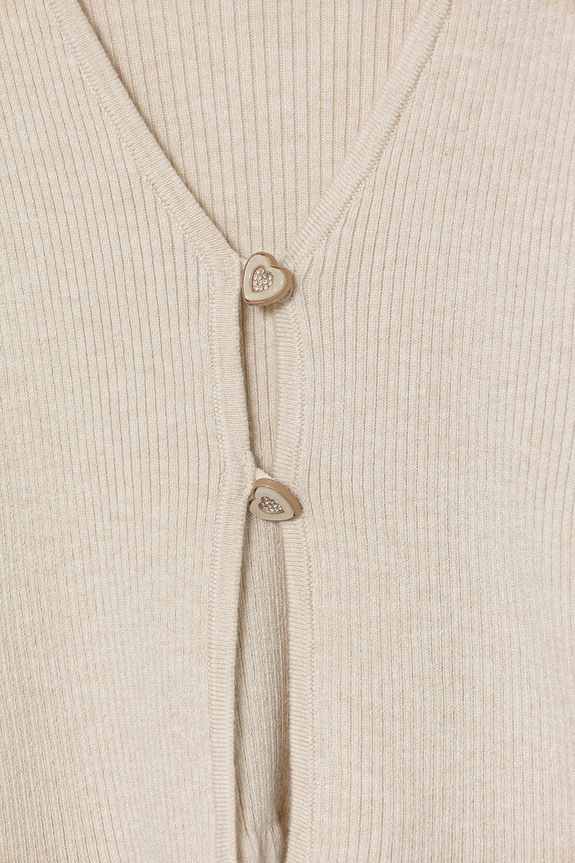 Djevojčice Dječji kardigan s dodatkom vune United Colors of Benetton 1J1CC601V.G.seasonal bež