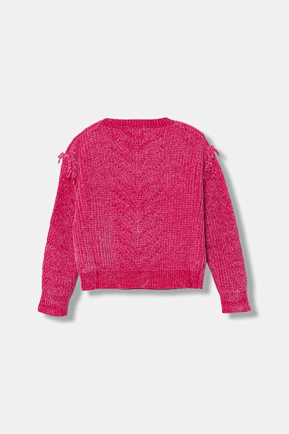 United Colors of Benetton maglione per bambini 13HHC108W.G.seasonal rosa AW25