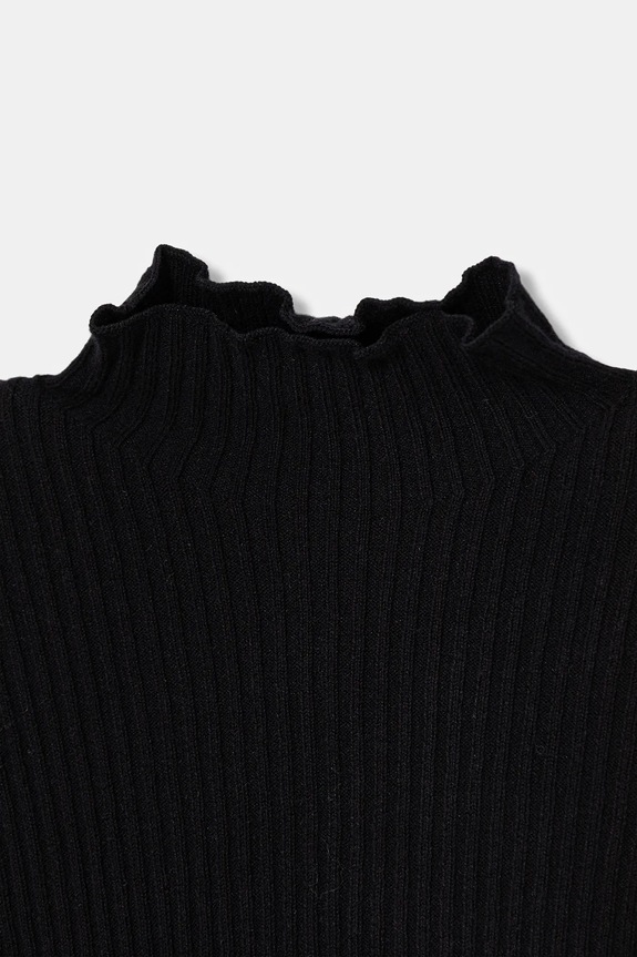 Fete United Colors of Benetton pulover copii 1Y7QC200P.G.seasonal negru