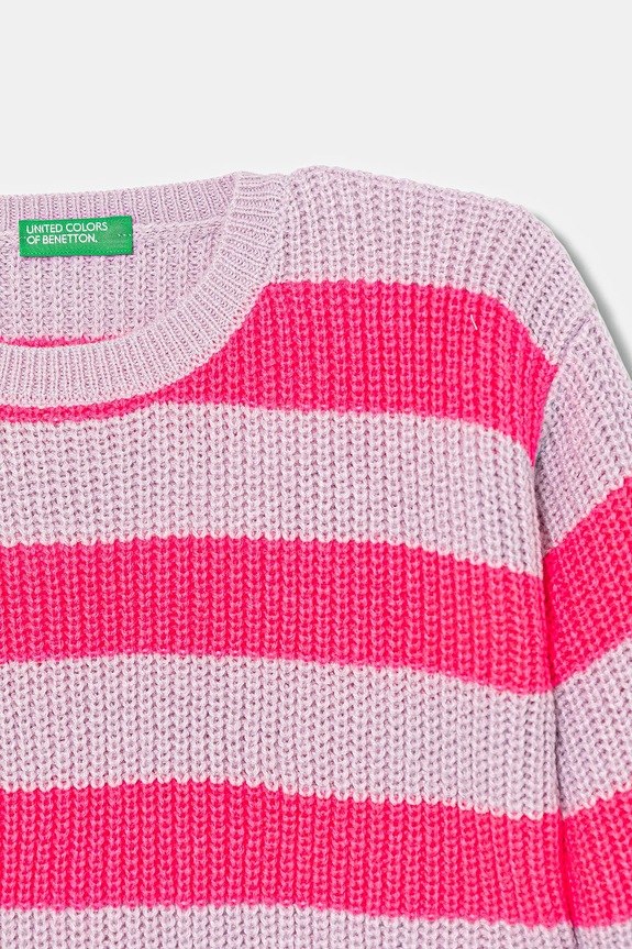 Fete United Colors of Benetton pulover copii 1Z8SH102W.P.seasonal violet