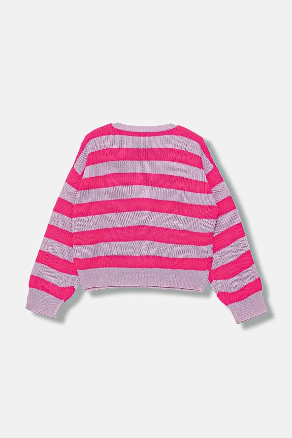 Детский свитер United Colors of Benetton 1Z8SQ108X.G.seasonal фиолетовой AW25