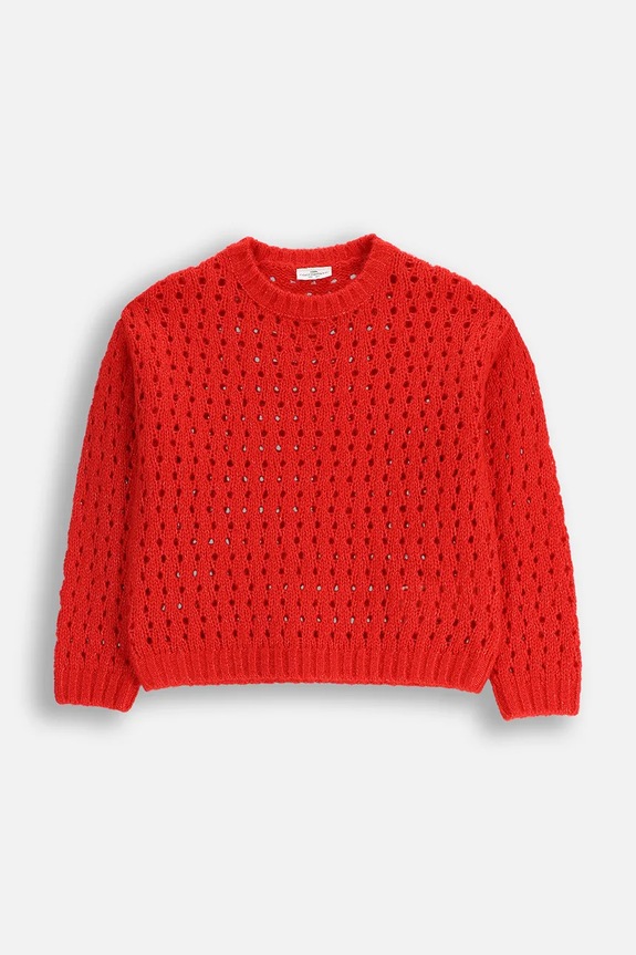 Дитячий светр Coccodrillo ZC5172102FGJ червоний AW25