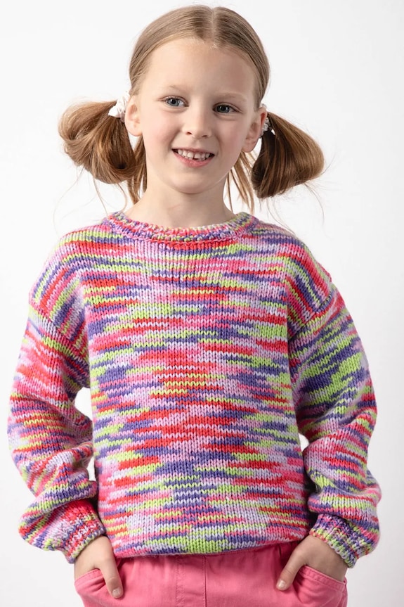 Coccodrillo pulover copii cu modele multicolor ZC5172101RGK