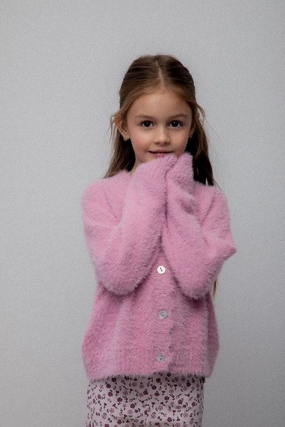 Coccodrillo cardigan copii ZC5172201FGK roz