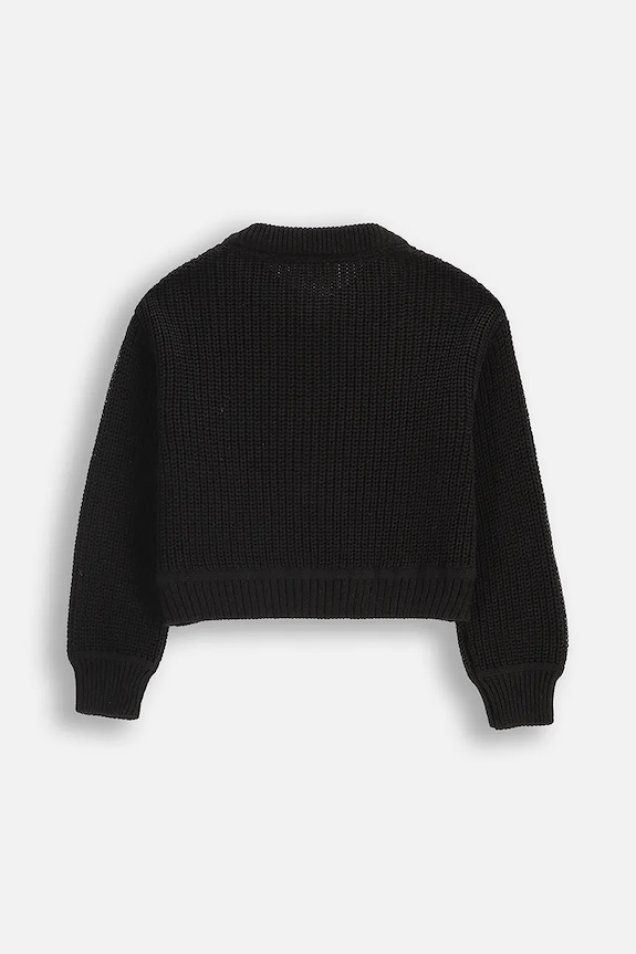 Coccodrillo kardigan dziecięcy ZC5172201RGK czarny AW25