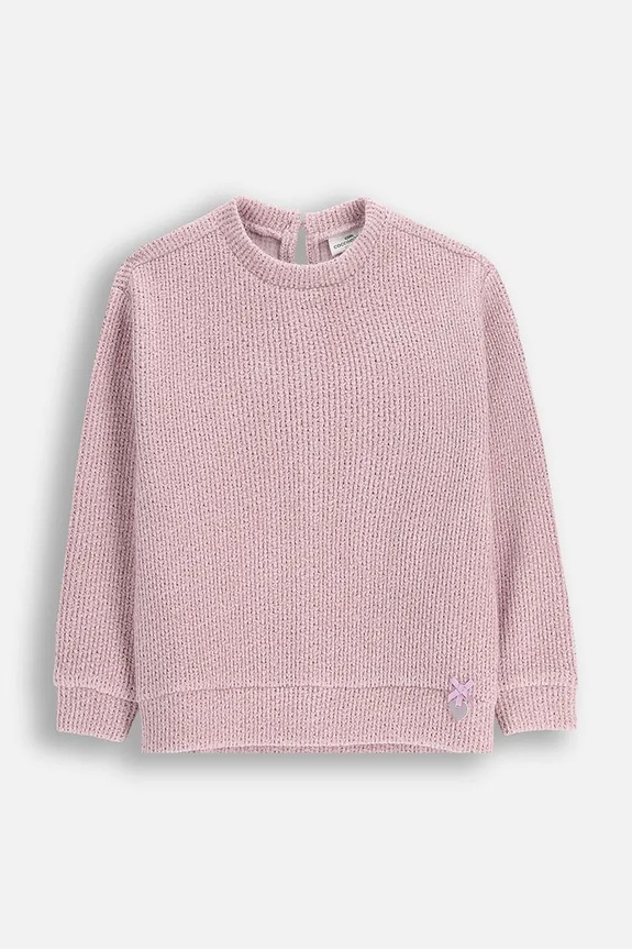 Coccodrillo sweter dziecięcy ZC5132101WGK fioletowy AW25