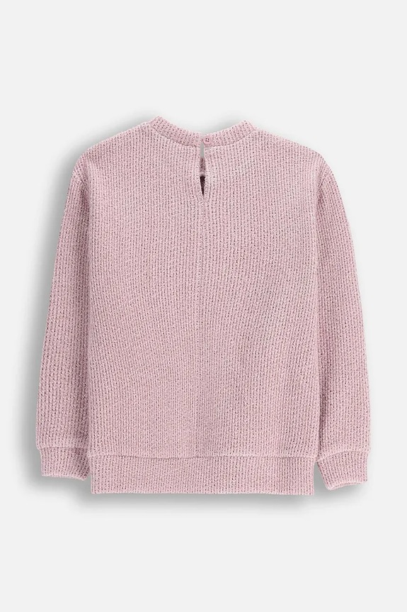 Dziewczynka Coccodrillo sweter dziecięcy ZC5132101WGK fioletowy