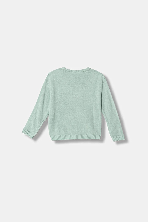 Παιδικό πουλόβερ United Colors of Benetton 13DZG1013.P.Seasonal τιρκουάζ AW25