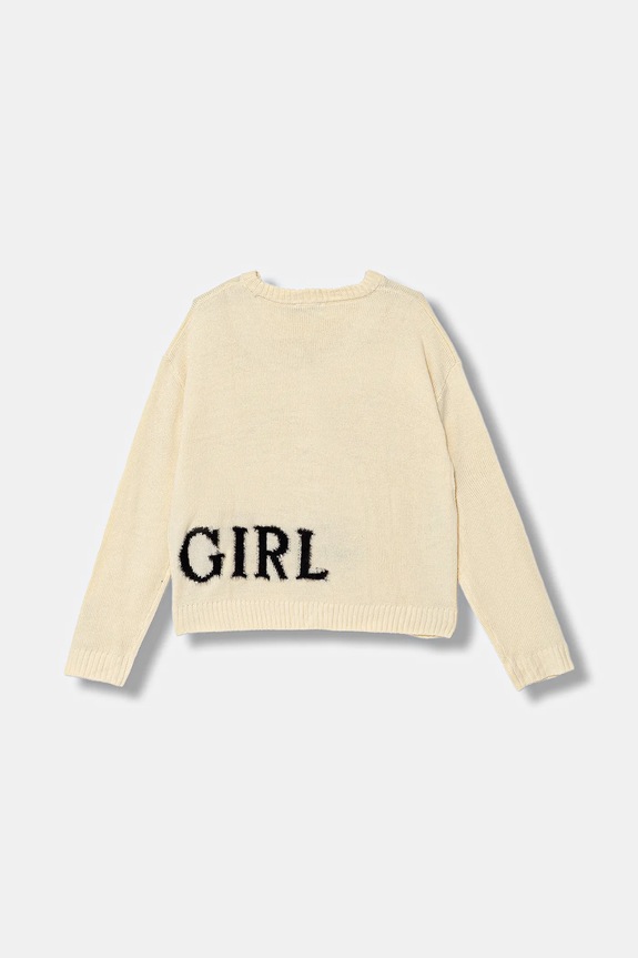 United Colors of Benetton pulover copii 1EHHQ109G.G.Seasonal bej AW25