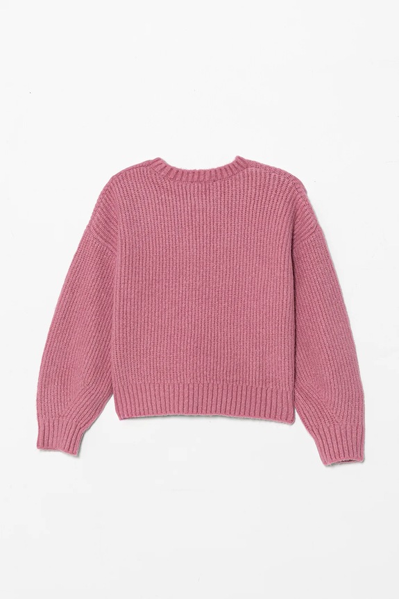 Otroški pulover United Colors of Benetton 1RG7C109L.G.Seasonal roza AW25