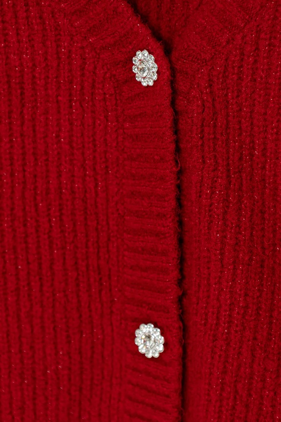 Fete United Colors of Benetton cardigan copii 1RG7C601Y.G.Seasonal rosu