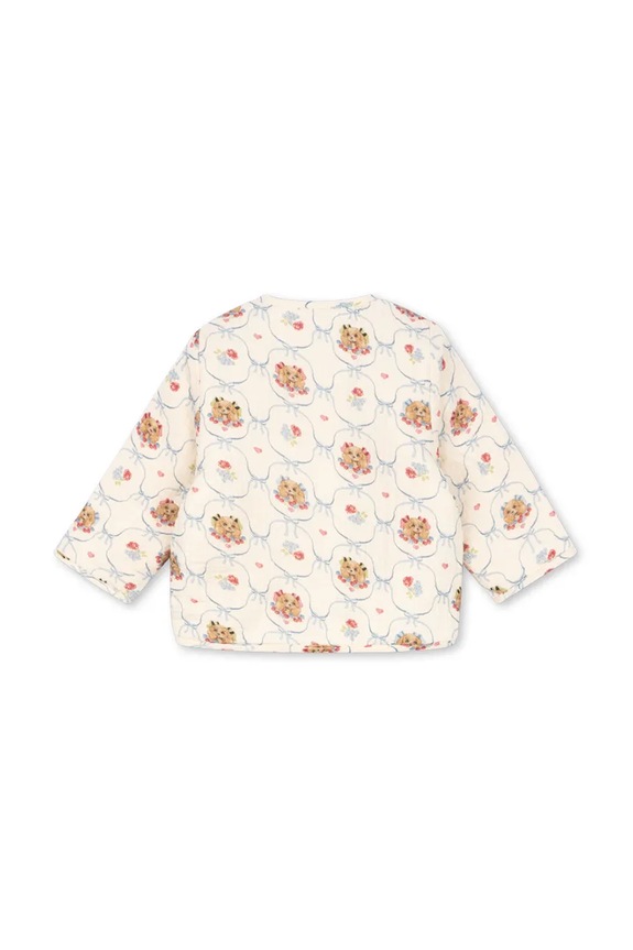 Chłopiec Konges Sløjd kurtka bawełniana dziecięca COCO PADDED JACKET KS103759.9BYA beżowy