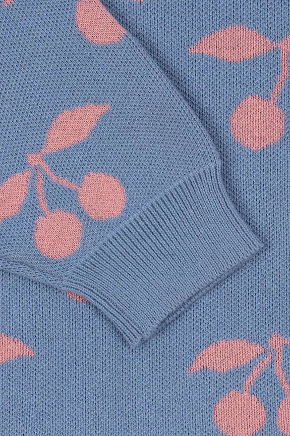 Παιδικό βαμβακερό πουλόβερ Konges Sløjd LAPIS KNIT SWEATER GOTS μωβ KS103856.9BYA