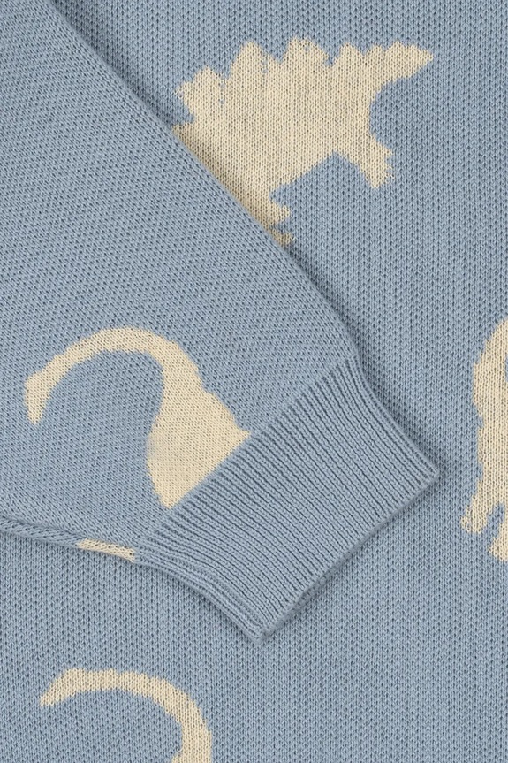 Dječji pamučni pulover Konges Sløjd LAPIS KNIT SWEATER GOTS siva KS103856.9BYA