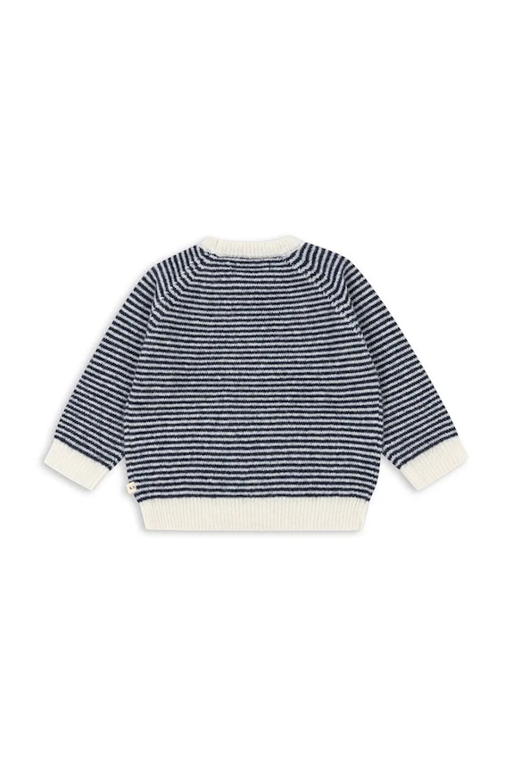 Otroški pulover Konges Sløjd BERLE KNIT SWEATER KS103718.9BYA mornarsko modra AW25