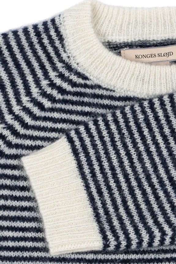Fiú Konges Sløjd gyerek pulóver BERLE KNIT SWEATER KS103718.9BYA sötétkék
