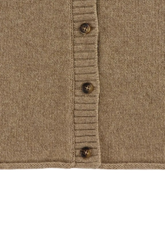 Donsje cardigan de lână pentru bebeluși Brittan Merino Wool Cardigan Bear 3039601 maro