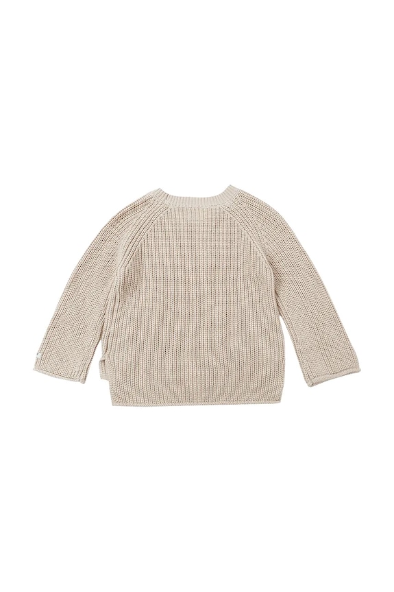 Băieți Donsje pulover de bumbac pentru copii Stella Sweater 4090100 bej