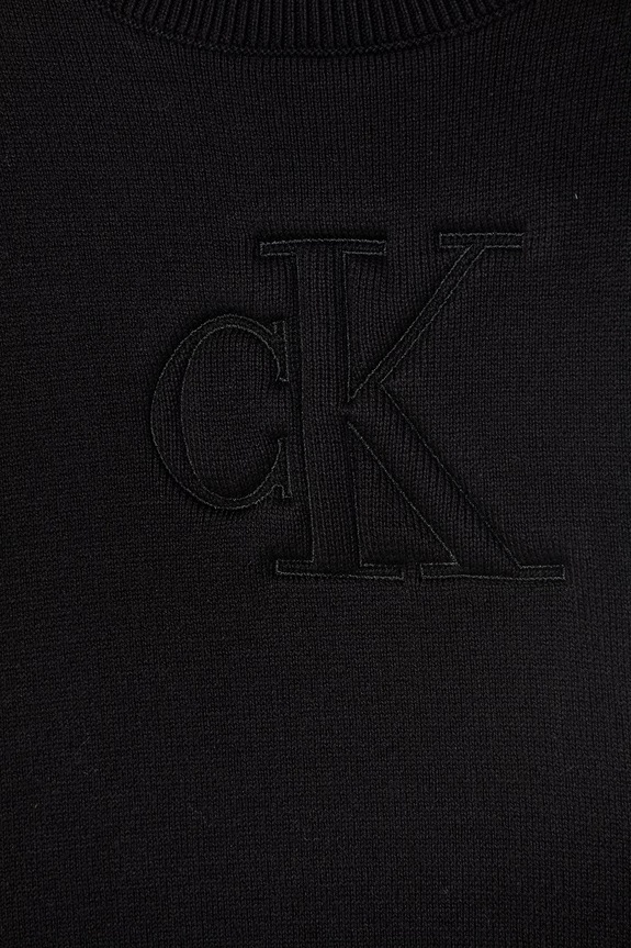 Chłopiec Calvin Klein Jeans sweter dziecięcy IN0IN00234.9BYA czarny