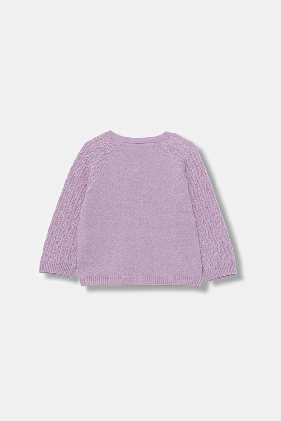 United Colors of Benetton cardigan bebe 106WA5012.W.seasonal violet AW25