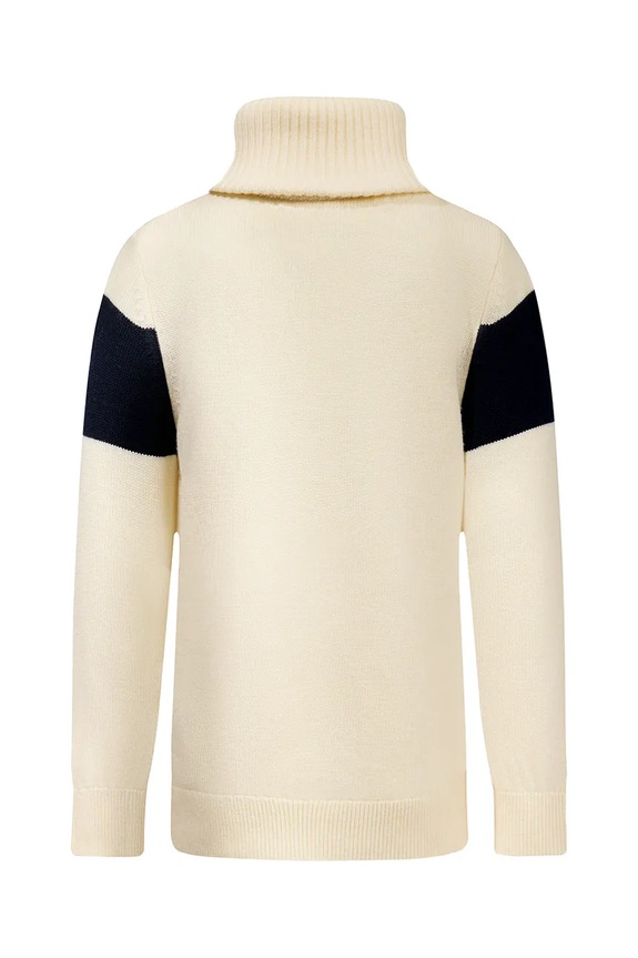 Παιδικό μάλλινο πουλόβερ Perfect Moment ski turtle sweater ii K6000033 μπεζ AW25