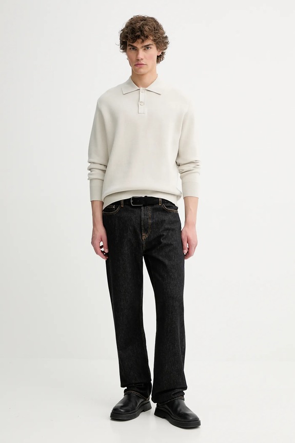 Samsoe Samsoe sweter SANINO M25200022 beżowy AW25