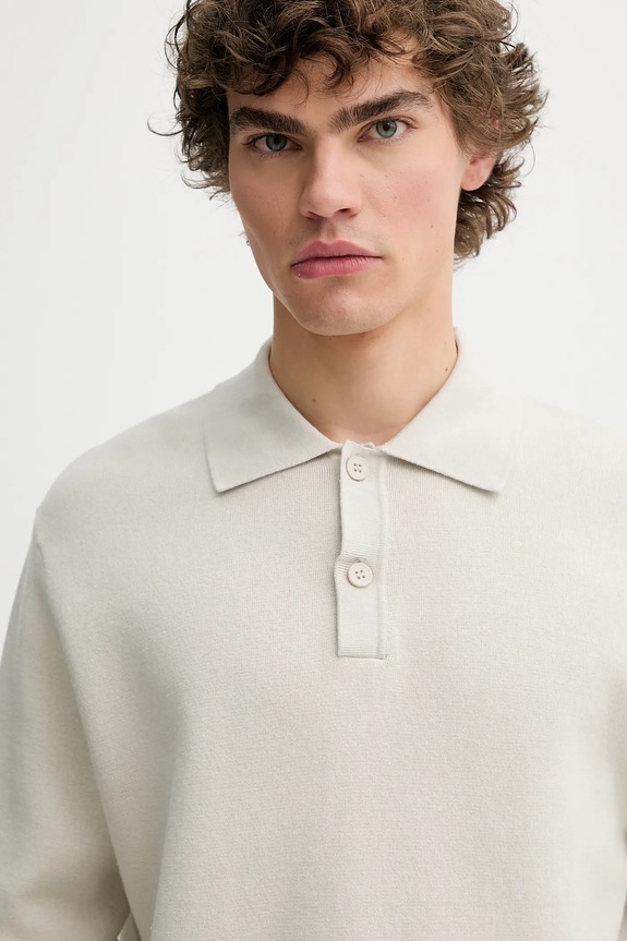 Samsoe Samsoe sweter SANINO beżowy M25200022