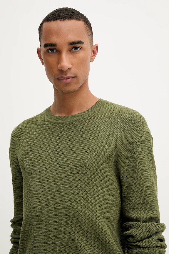 Calvin Klein sweter zielony LV04LB327G