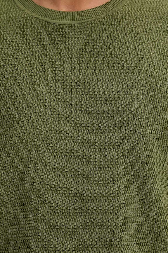 Calvin Klein sweter LV04LB327G zielony