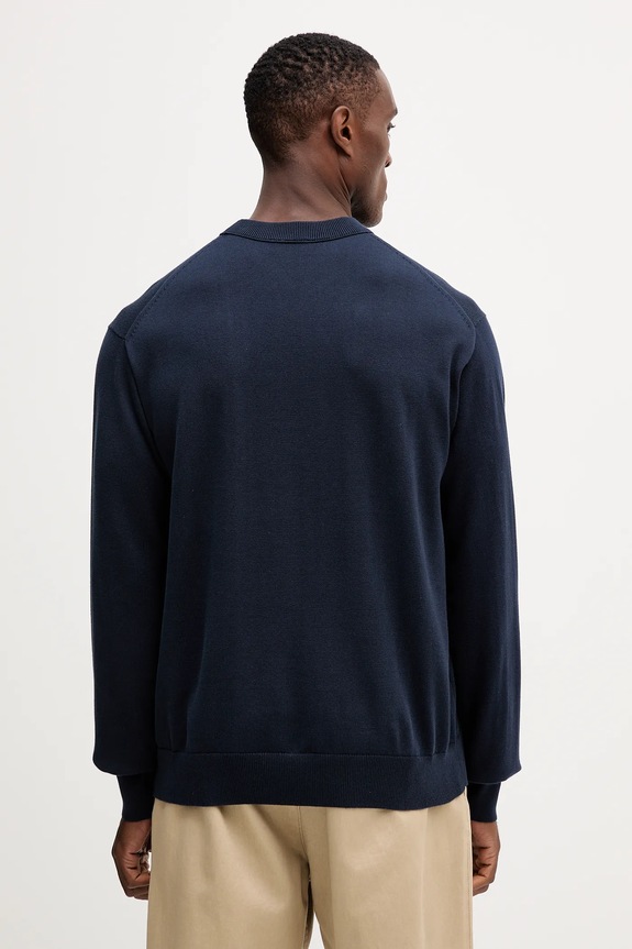 Ρούχα Βαμβακερό πουλόβερ Calvin Klein Jeans LV04RC309G σκούρο μπλε