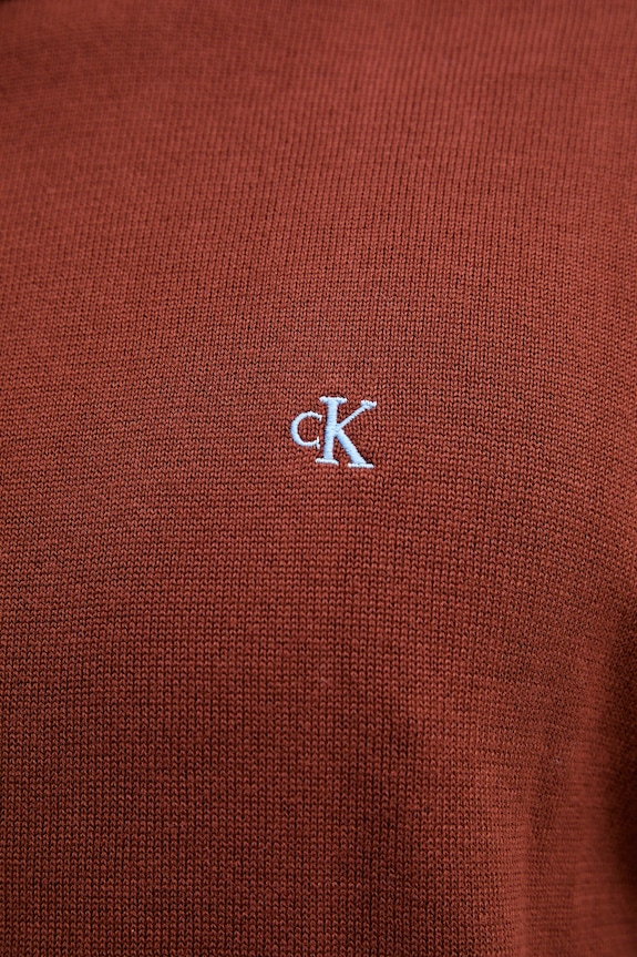 Calvin Klein Jeans pulover de bumbac LV04RC309G portocaliu