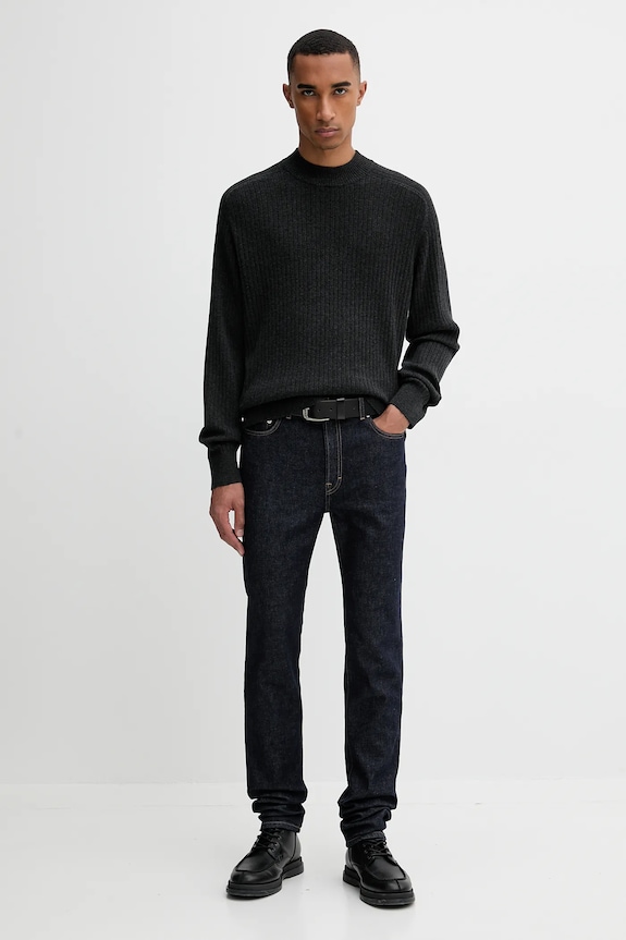 Filippa K pulover de lână gri 31699.FK