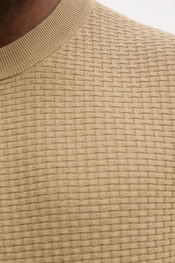 BOSS sweter męski bawełniany H-Imberto 50545283 zielony