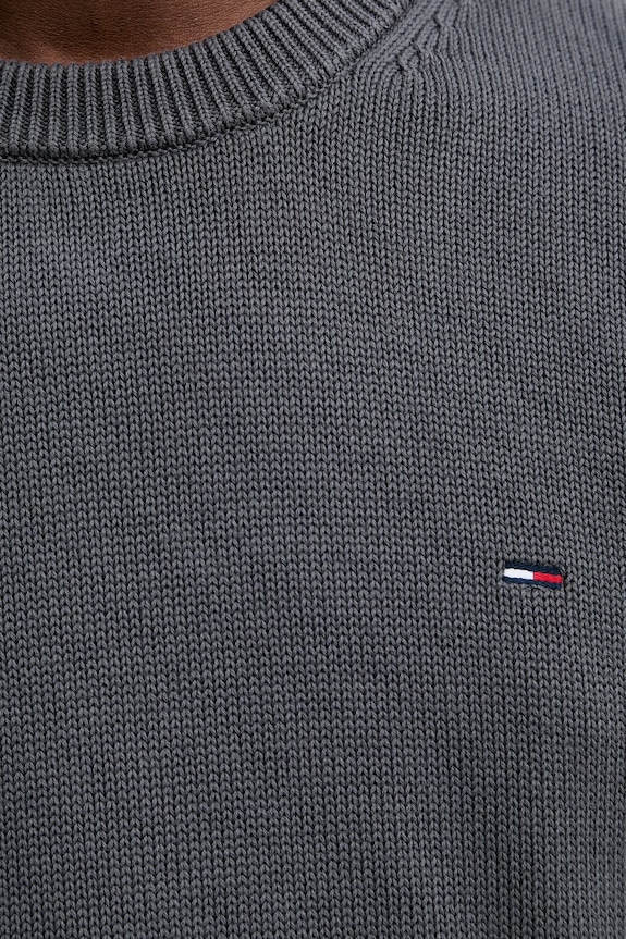 Tommy Jeans sweter bawełniany DM0DM21787 szary