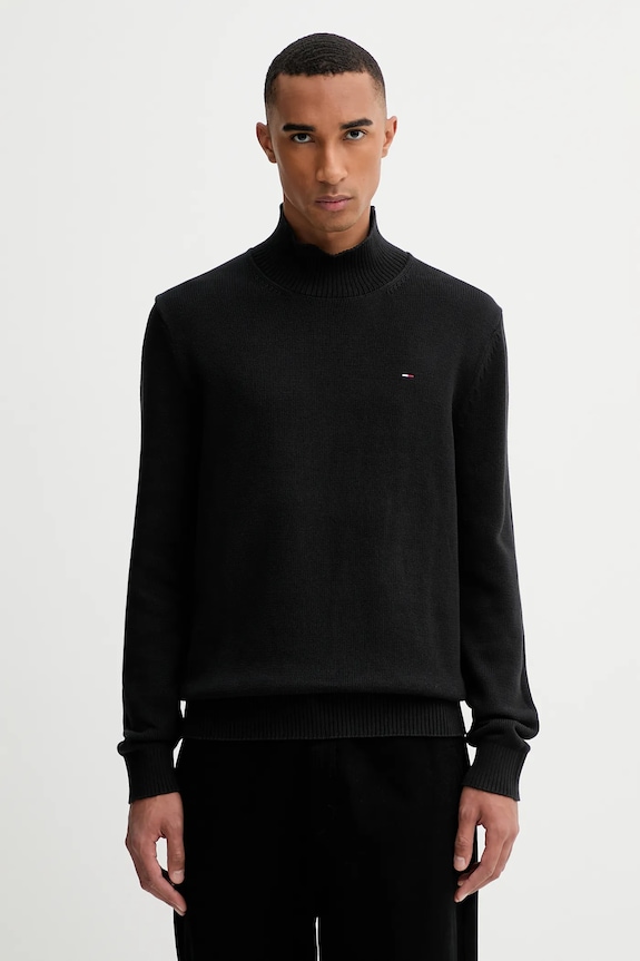 Tommy Jeans sweter bawełniany bawełna czarny DM0DM22096