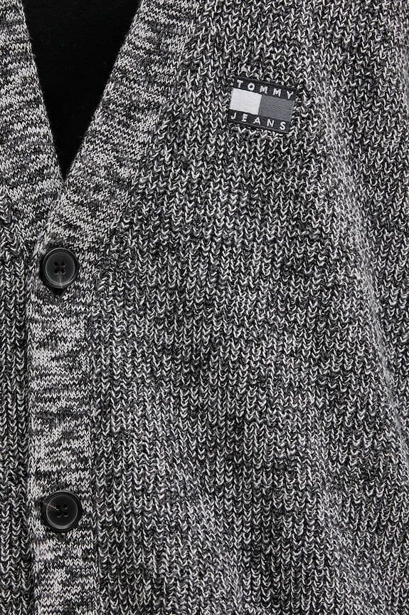 Tommy Jeans cardigan din bumbac DM0DM22104 gri