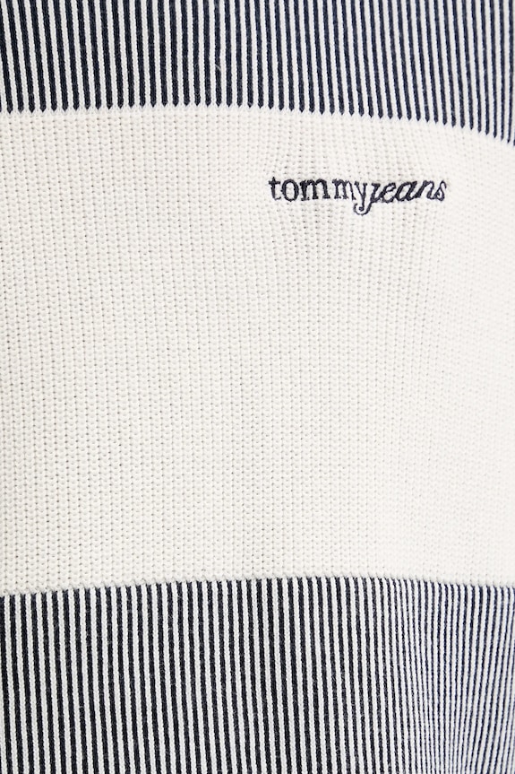 Tommy Jeans sweter bawełniany DM0DM22110 granatowy