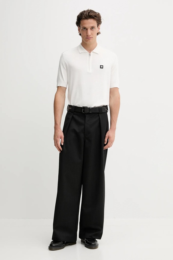 Polo tričko HUGO Sayfong-4 50542750 béžová SS26
