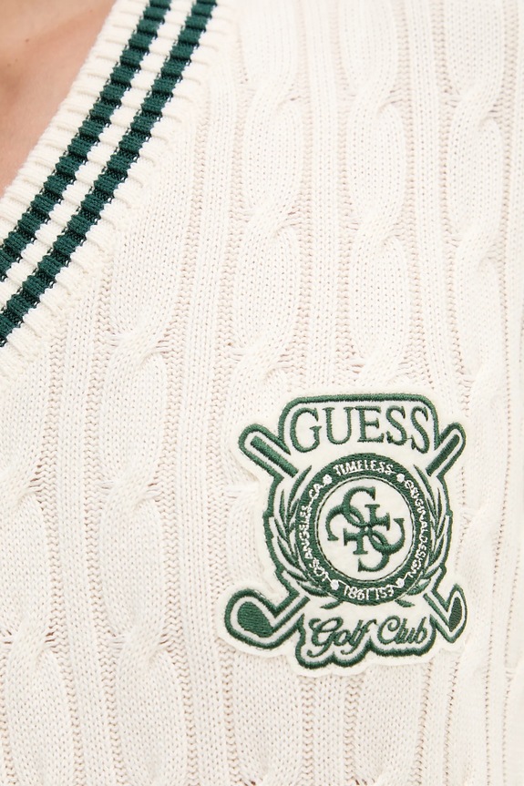 Πουλόβερ Guess HEWIE M5YR12.Z30W1 μπεζ