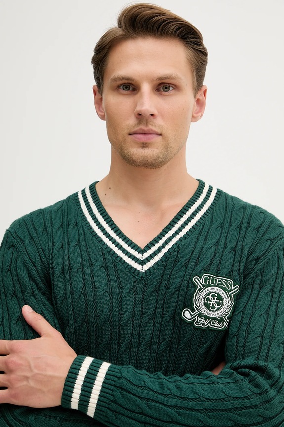 Pulover Guess HEWIE zelena M5YR12.Z30W1