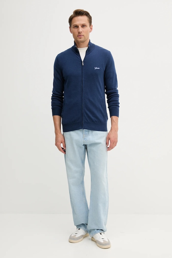 Guess kardigán gyapjú keverékből DARRELL M5YR28.Z0122 kék AW25