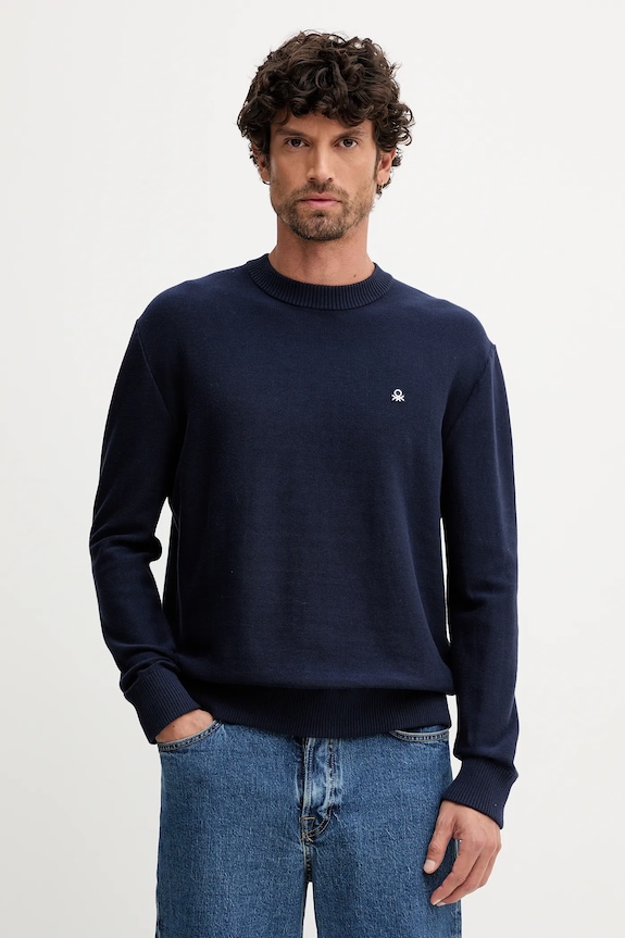 United Colors of Benetton sweter pozostałe granatowy 1V4KU10AF