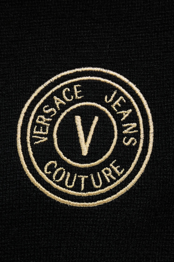 Versace Jeans Couture pulover de lână 79GAFM14.CMH81 negru