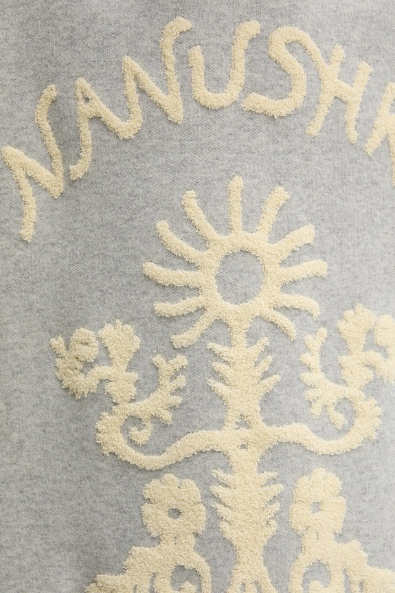 Nanushka sweter z dodatkiem wełny NU25PFSW13291 szary